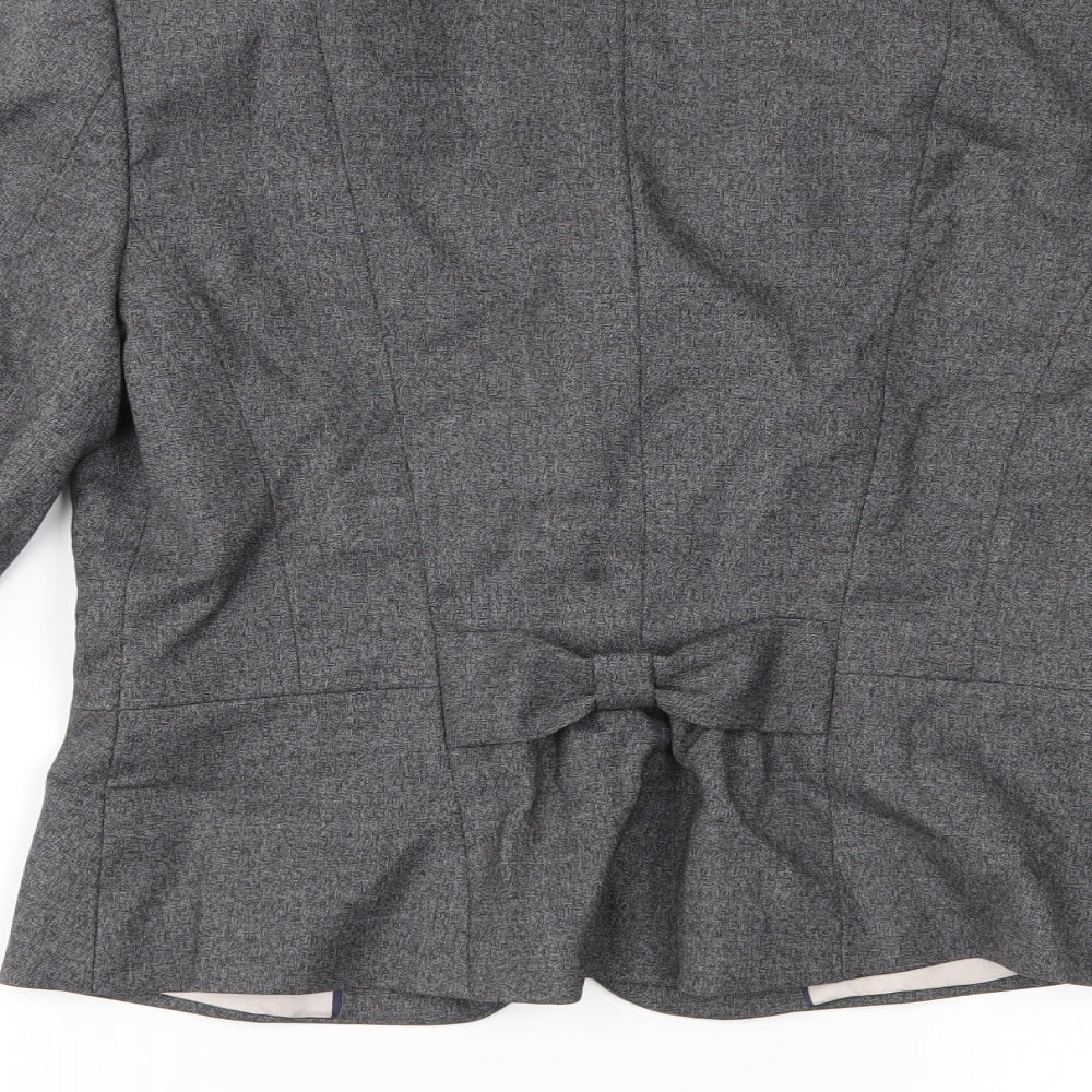 L K Bennet Womens Grey   Jacket Blazer Size 8