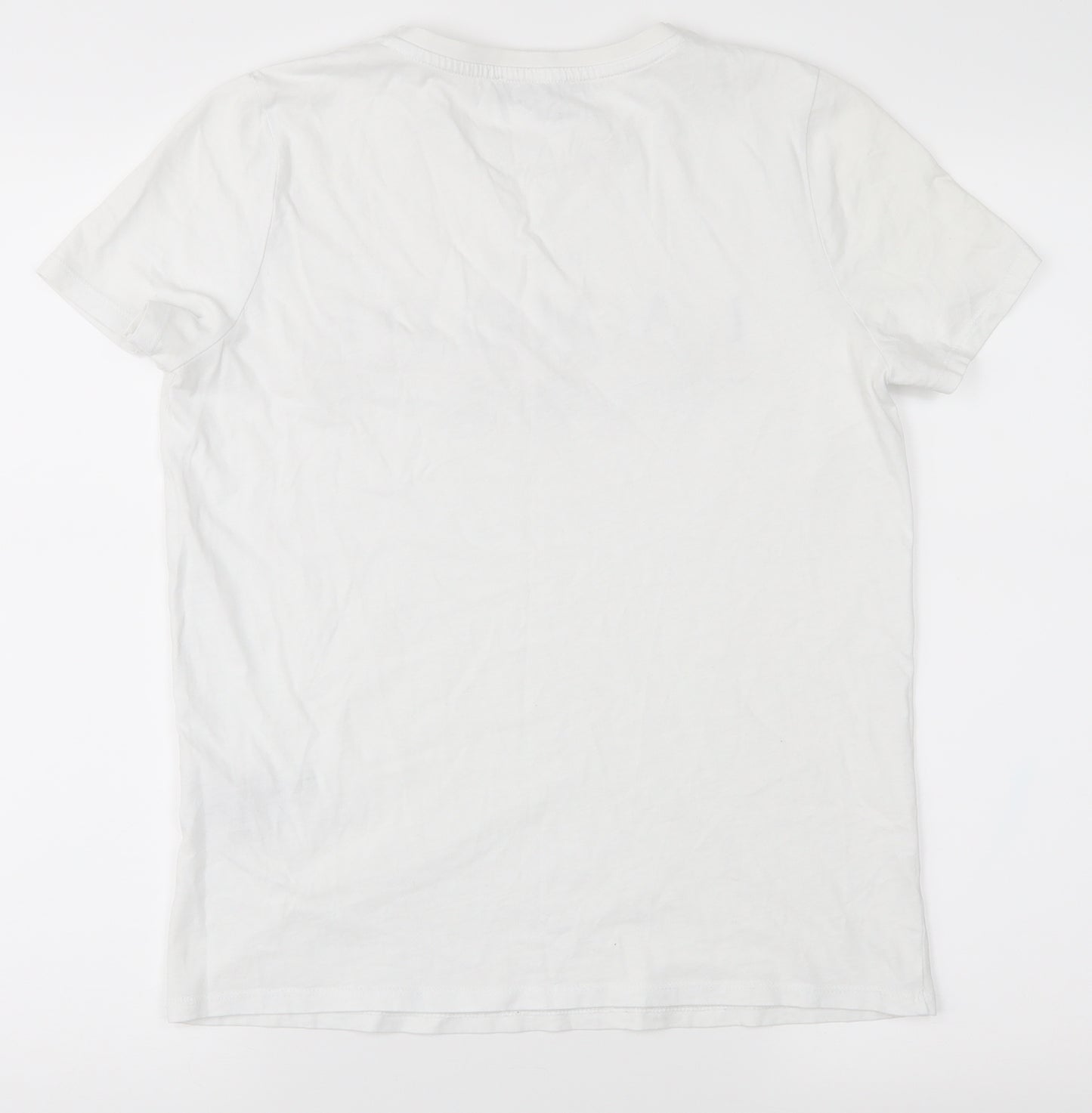 New Look Womens White   Basic T-Shirt Size 12