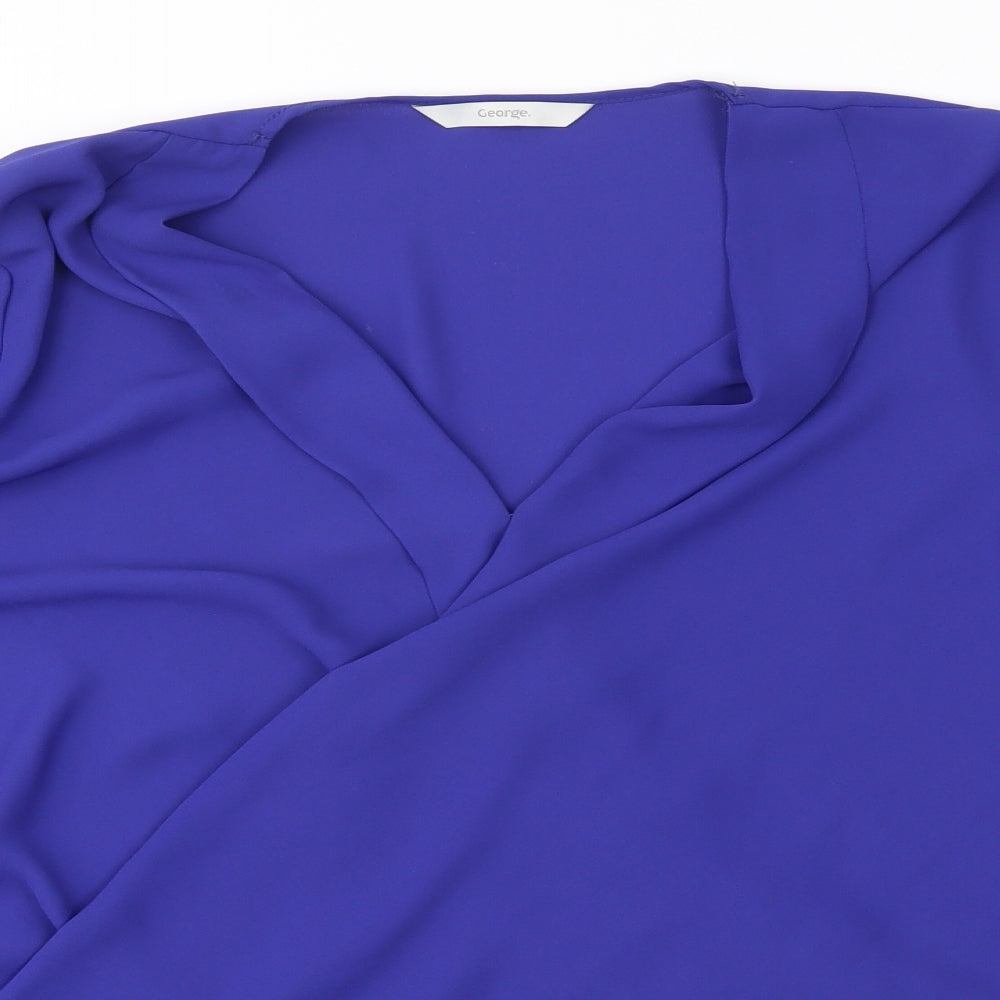 George Womens Blue   Basic Blouse Size 16