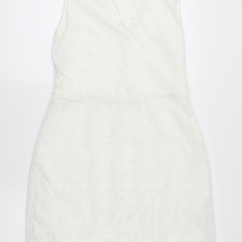 Red Herring Womens White   A-Line  Size 14