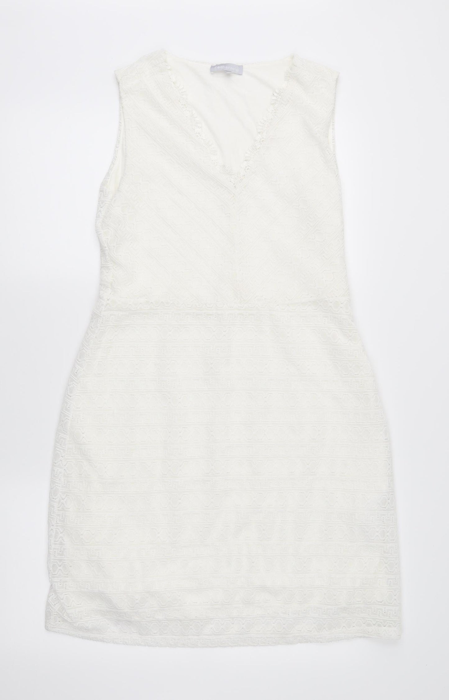 Red Herring Womens White   A-Line  Size 14