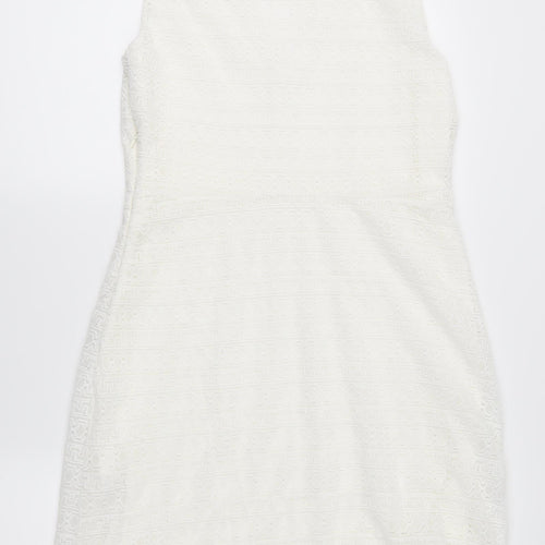 Red Herring Womens White   A-Line  Size 14