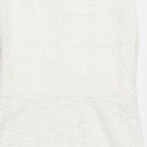 Red Herring Womens White   A-Line  Size 14