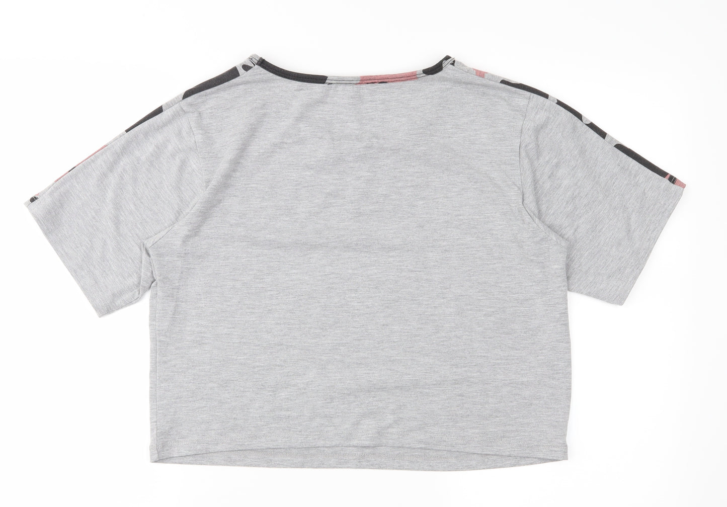 Select Womens Grey   Basic T-Shirt Size M