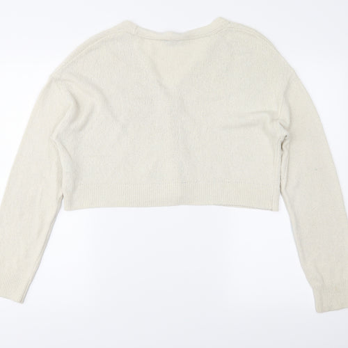 New Look Womens Ivory   Cardigan Jumper Size M