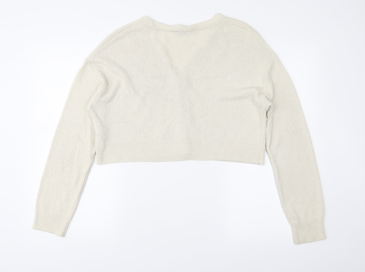 New Look Womens Ivory   Cardigan Jumper Size M