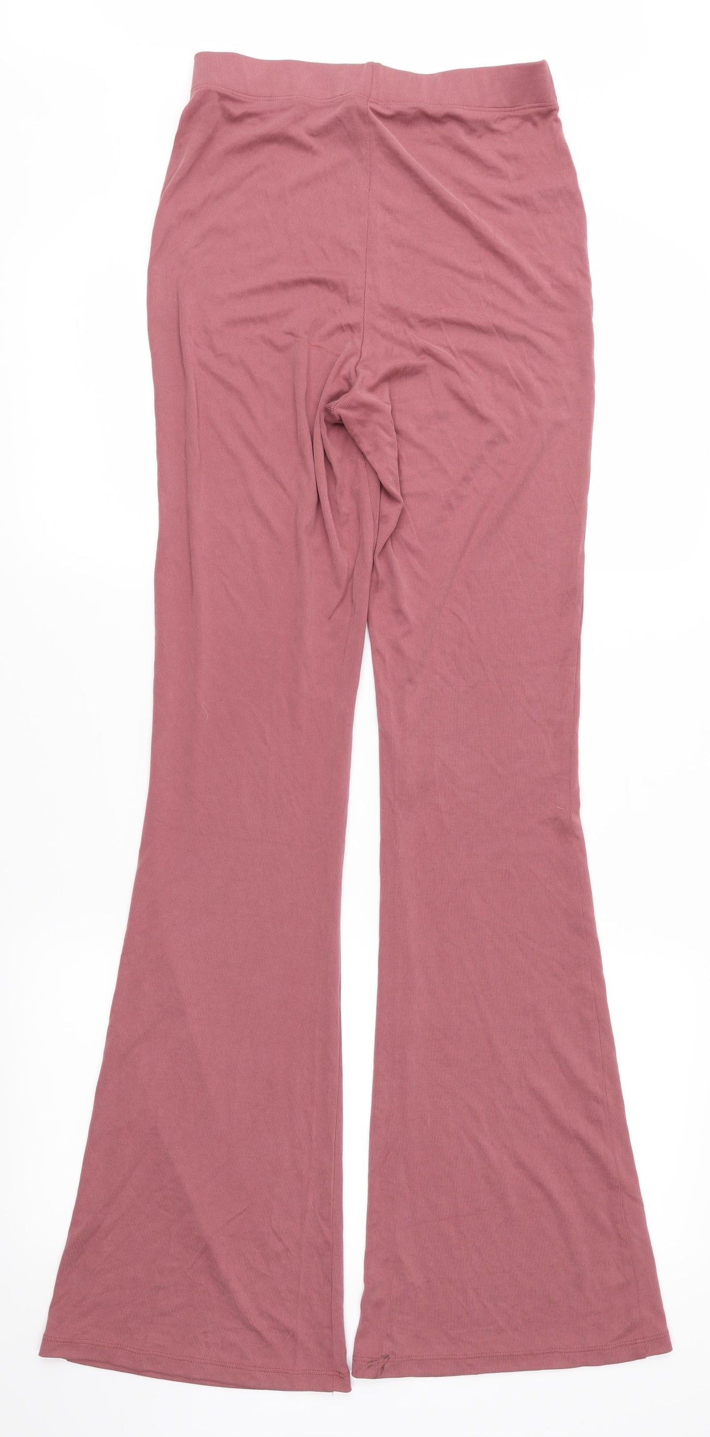 Topshop Womens Pink   Trousers  Size 8 L32 in