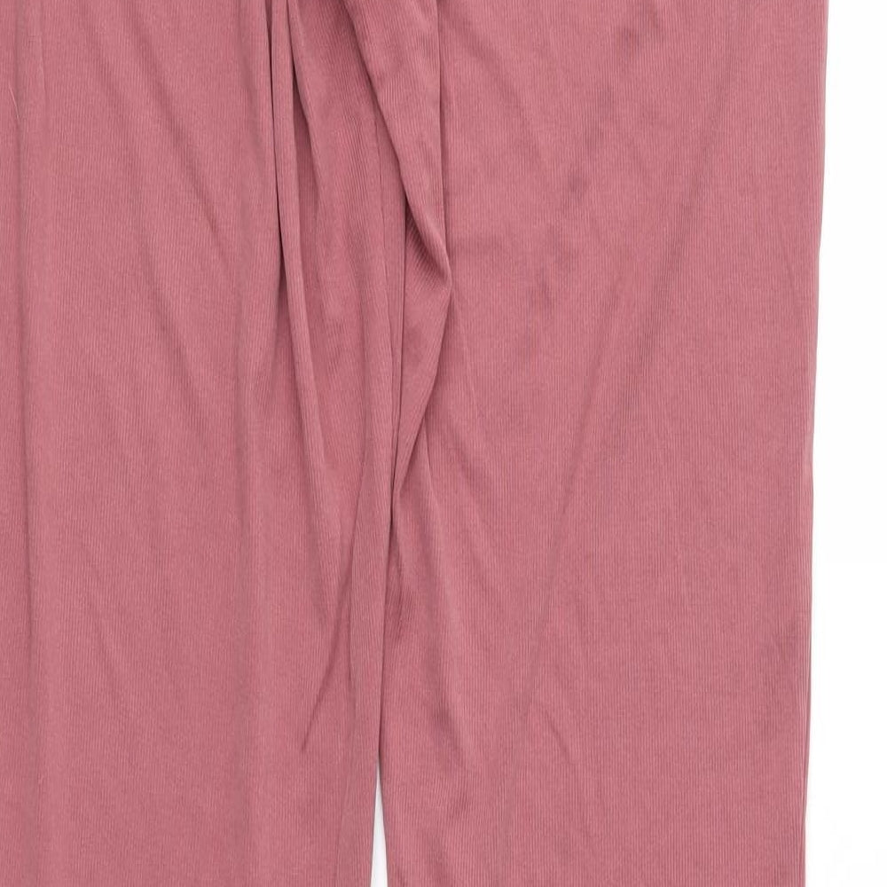 Topshop Womens Pink   Trousers  Size 8 L32 in