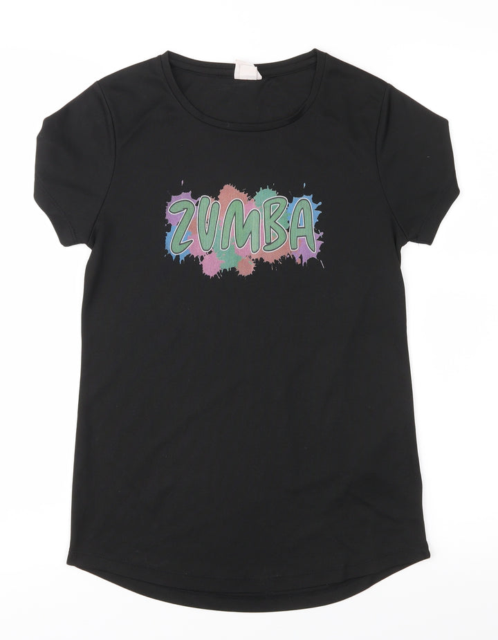 Zumba Womens Black   Basic T-Shirt Size XS