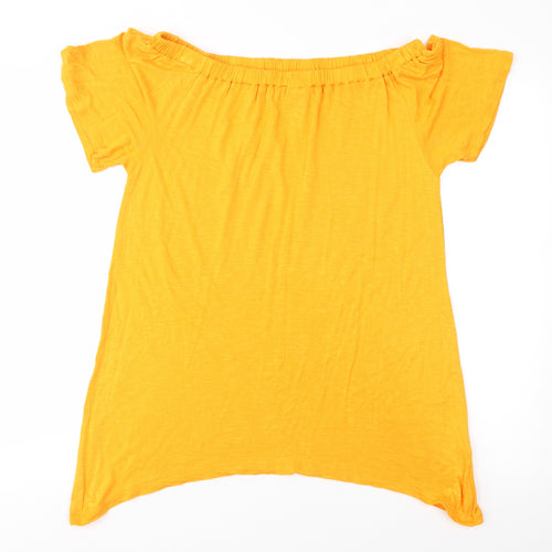 George Womens Orange   Basic Blouse Size 14