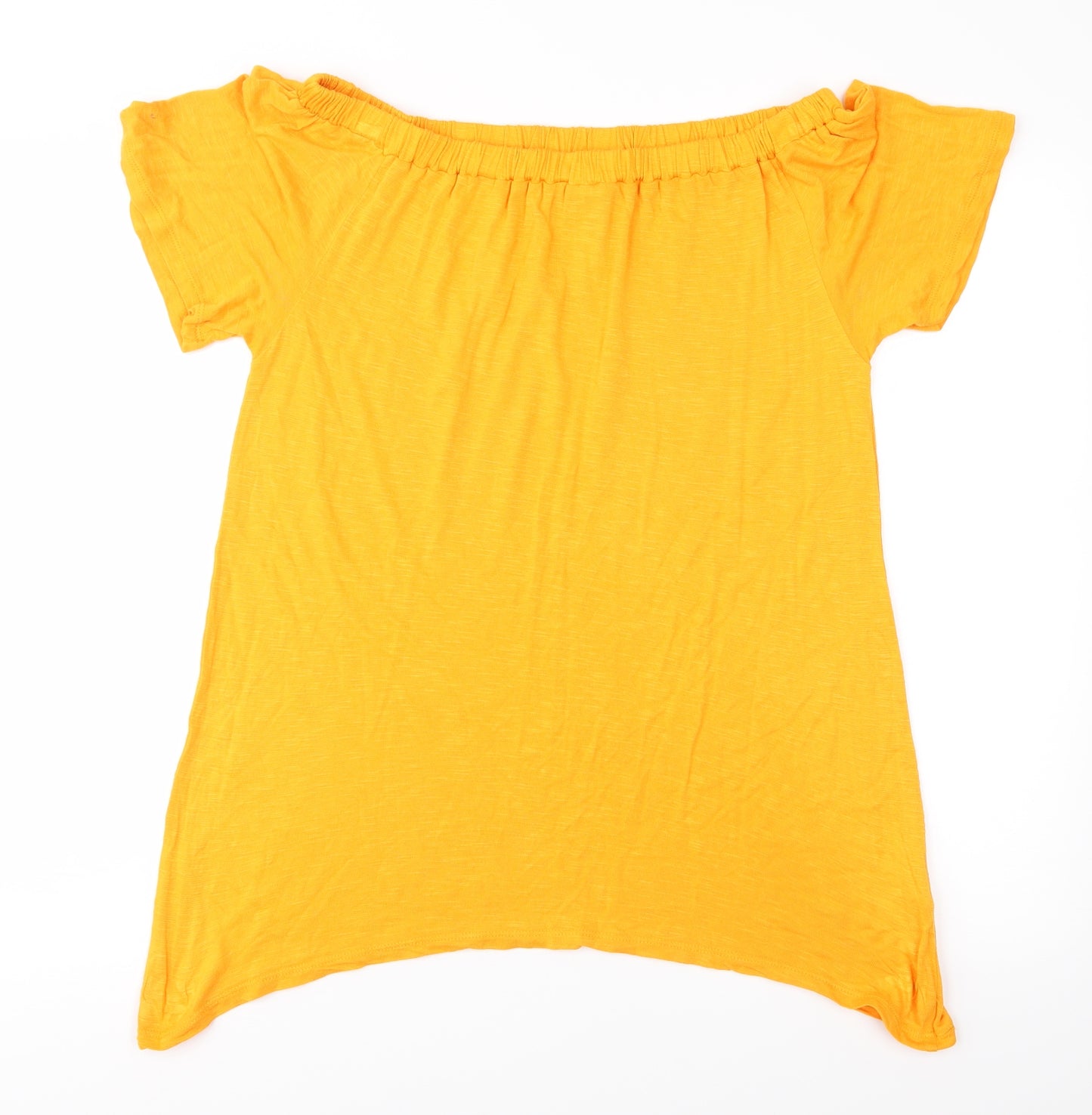 George Womens Orange   Basic Blouse Size 14