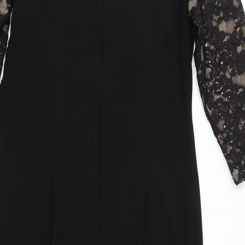 R&M Richards Womens Black   Bodycon  Size 12