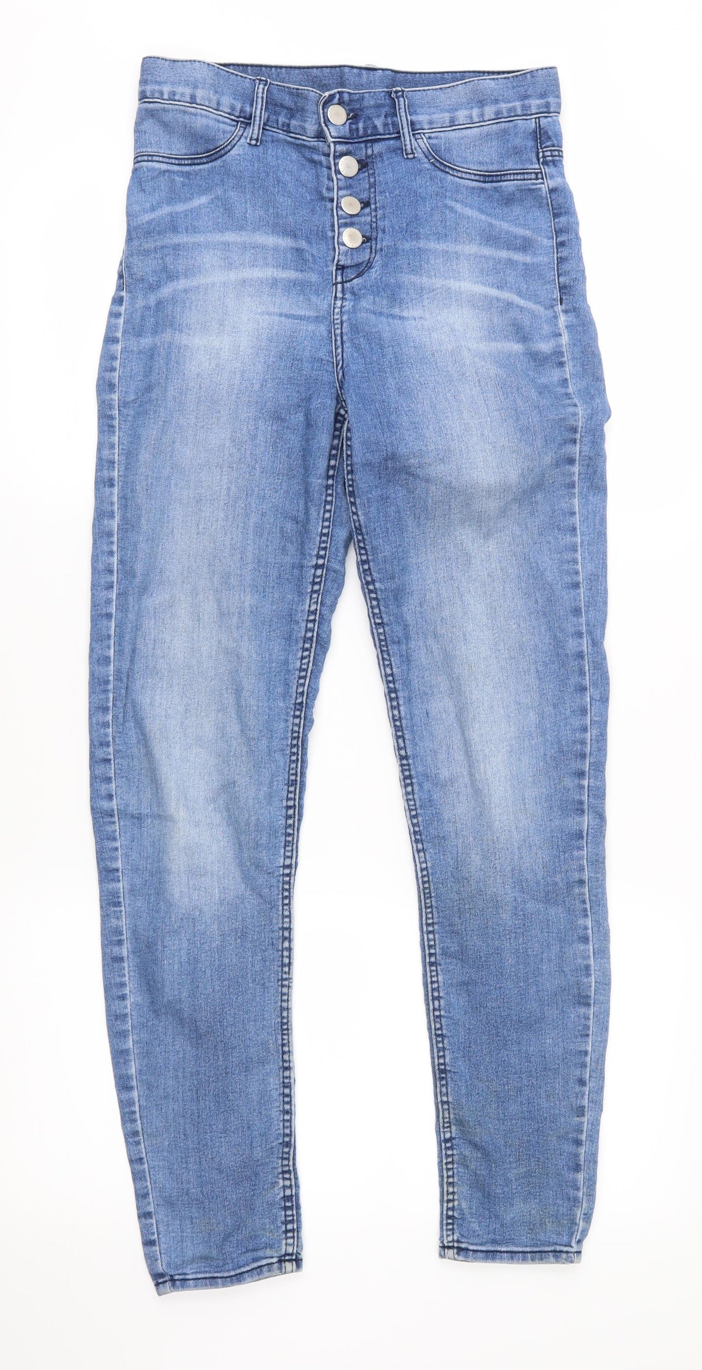 H&M Womens Blue   Skinny Jeans Size 36 L27 in