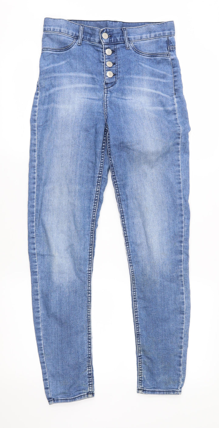 H&M Womens Blue Skinny Jeans Size 36 L27 in