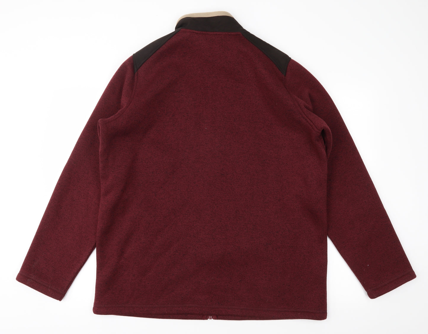Cotton Traders Mens Red   Jacket Coatigan Size L