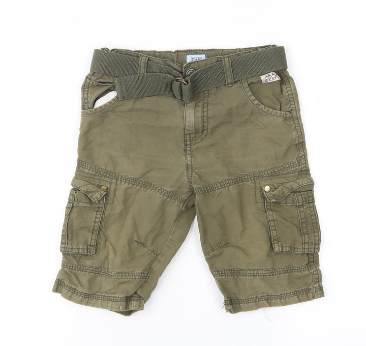 F&F Boys Green   Cargo Shorts Size 5-6 Years