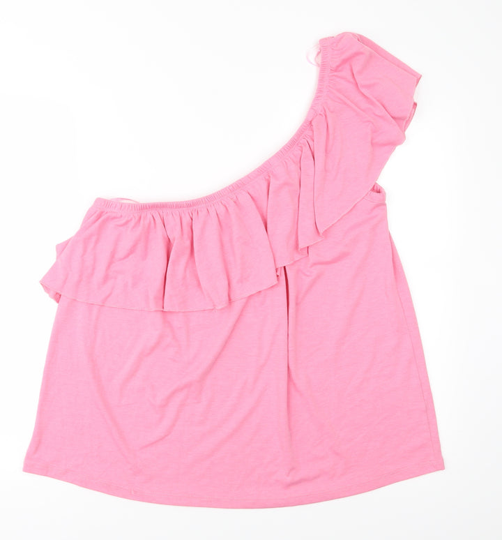 Lotties Womens Pink   Basic Blouse Size 16