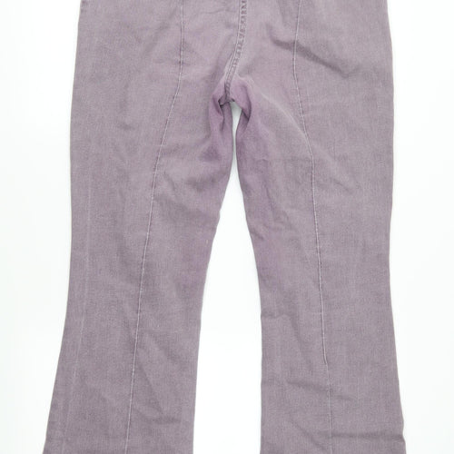 Papaya Womens Purple   Bootcut Jeans Size 14 L28 in