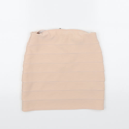 New Look Womens Pink   A-Line Skirt Size 8