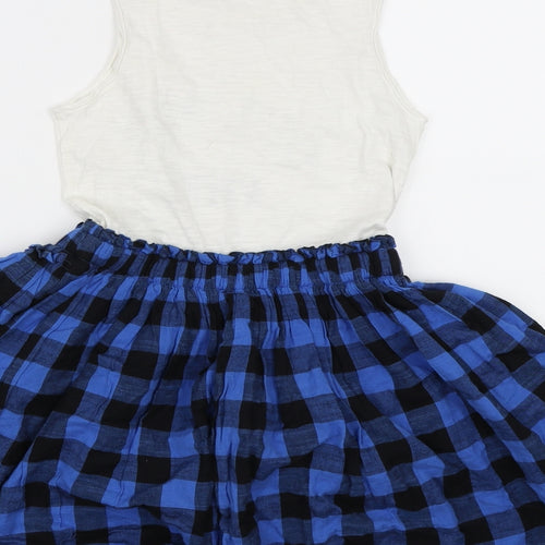 NEXT Girls Multicoloured Check  Tutu Dress  Size 9 Years