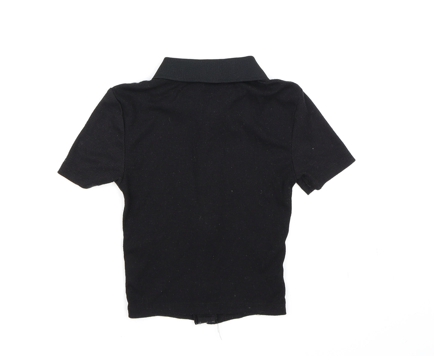New Look Girls Black   Cropped Polo Size 10-11 Years