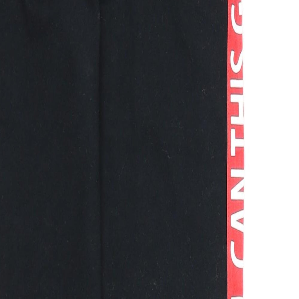 River Island Girls Black   Pedal Pusher Trousers Size 9-10 Years