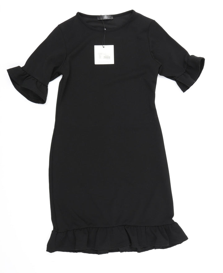 Missguided Womens Black Rayon Bodycon Size 8