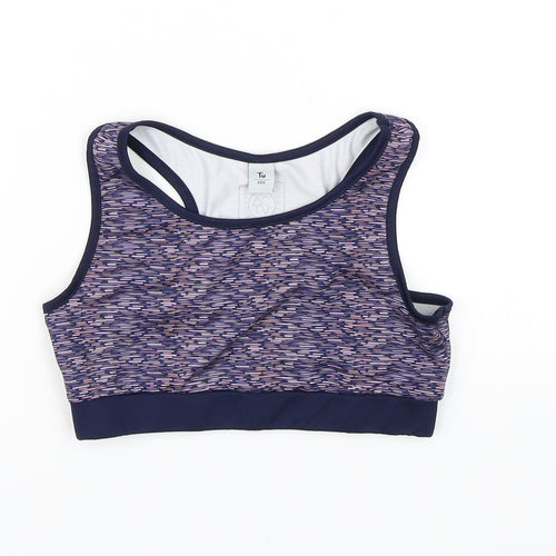 TU Girls Blue   Cropped Tank Size 11 Years