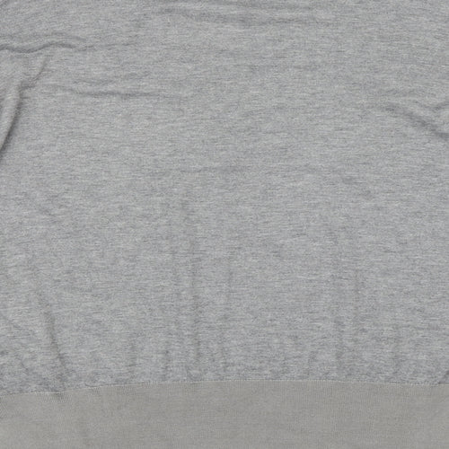 Topshop Womens Grey  Knit Pullover Jumper Size 8