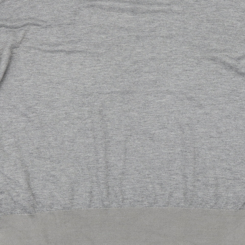 Topshop Womens Grey  Knit Pullover Jumper Size 8