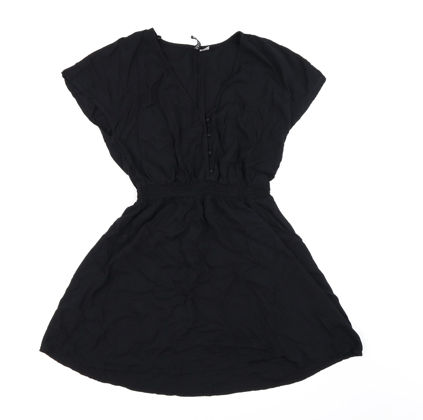 Divided Womens Black   T-Shirt Dress  Size 16