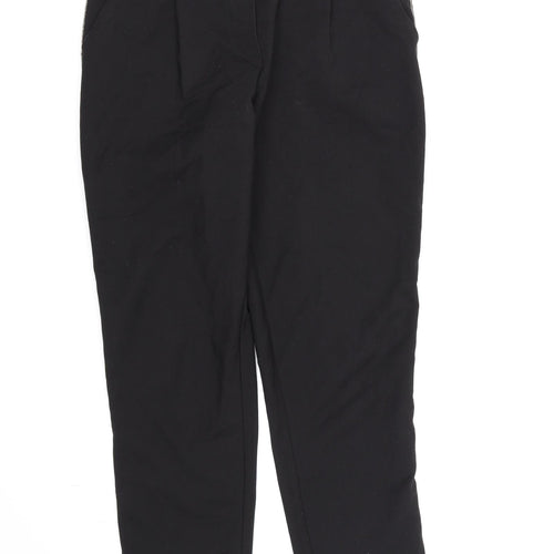 DiLViN WOMAN Womens Black  Rayon Trousers  Size 8 L28 in
