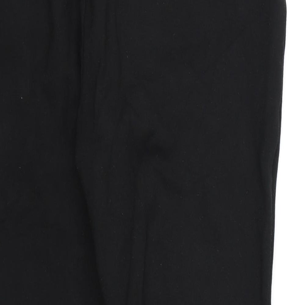 F&F Womens Black  Rayon Trousers  Size 14 L24 in