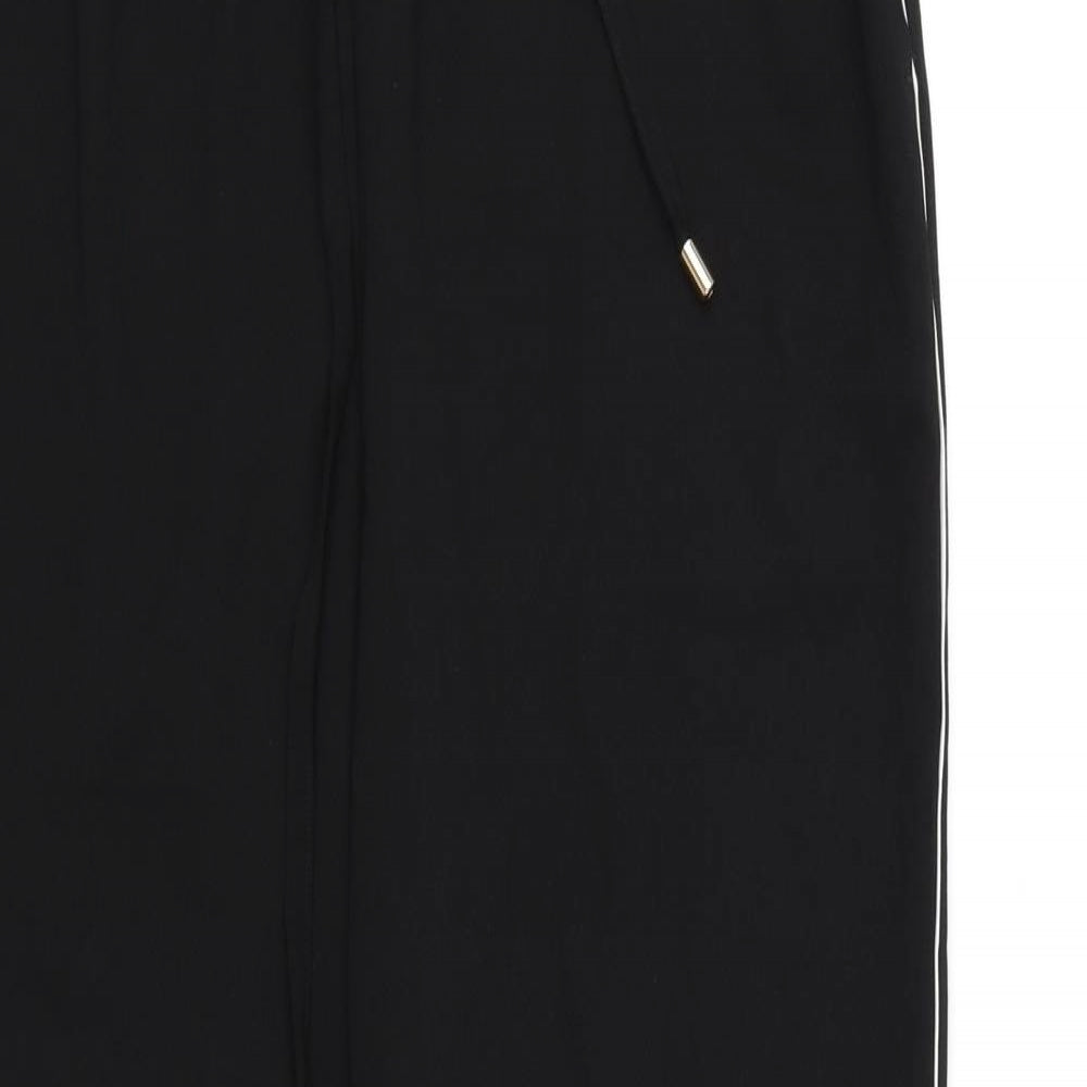 George Womens Black  Rayon Jogger Trousers Size 14 L28 in