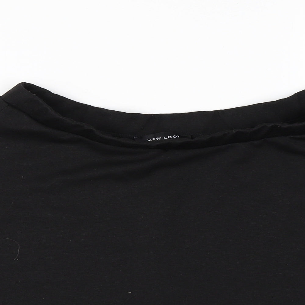 New Look Womens Black   Skater Skirt Size 12