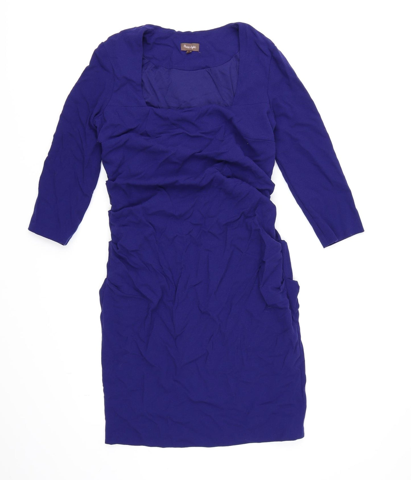 Phase Eight Womens Blue  Rayon Bodycon  Size 12