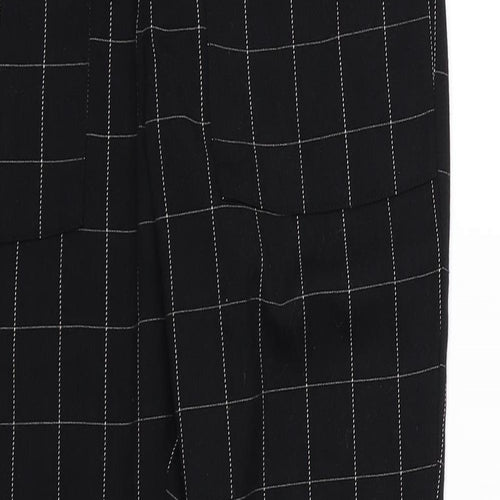 Light Before Dark Womens Black Check  Trousers  Size XS L26 in