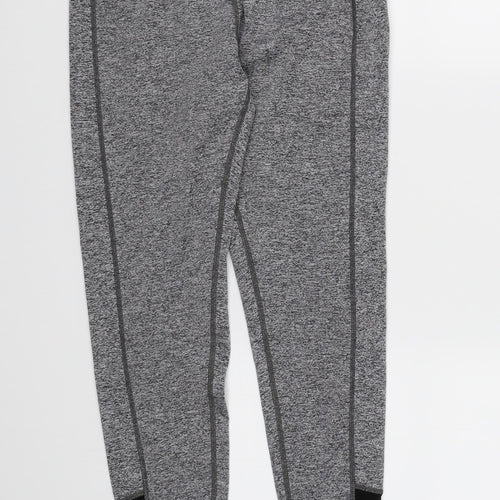 Athletic Works Womens Grey   Compression Leggings Size S L25 in