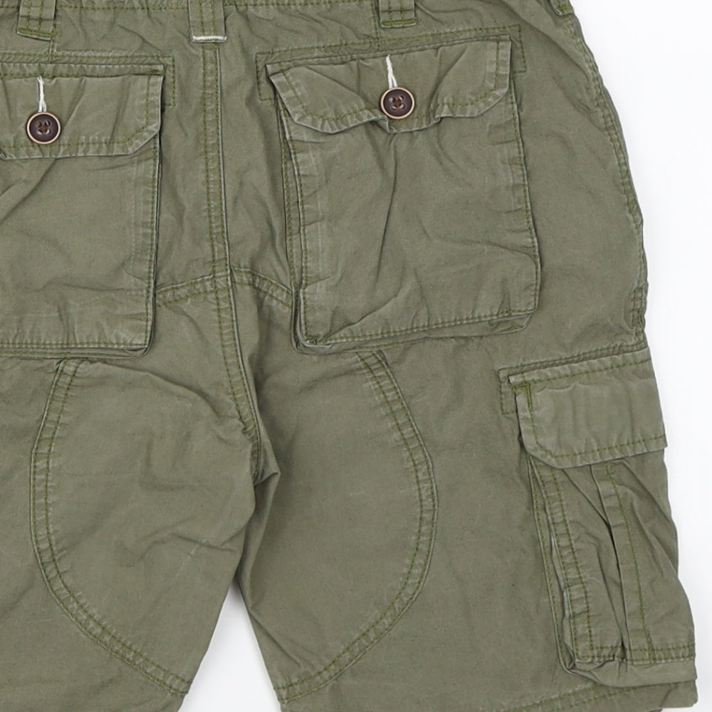 NEXT Boys Green   Cargo Shorts Size 11 Years