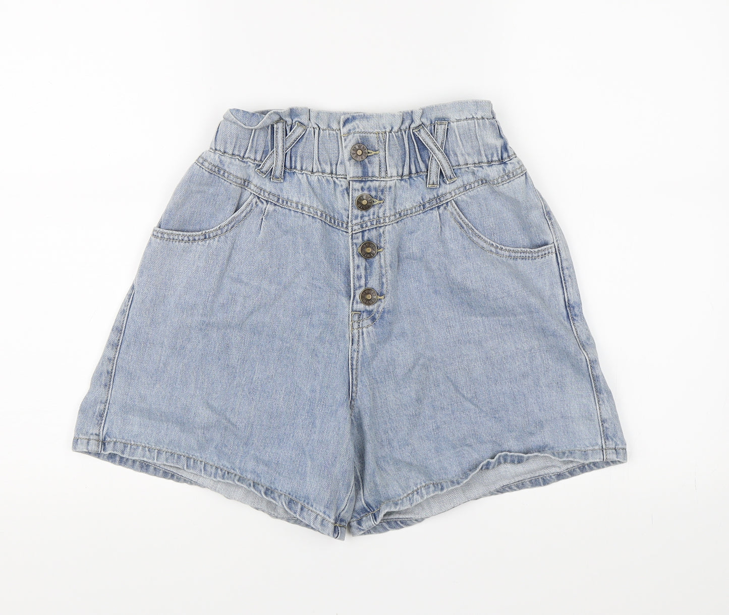 Very  Womens Blue  Denim Hot Pants Shorts Size 10