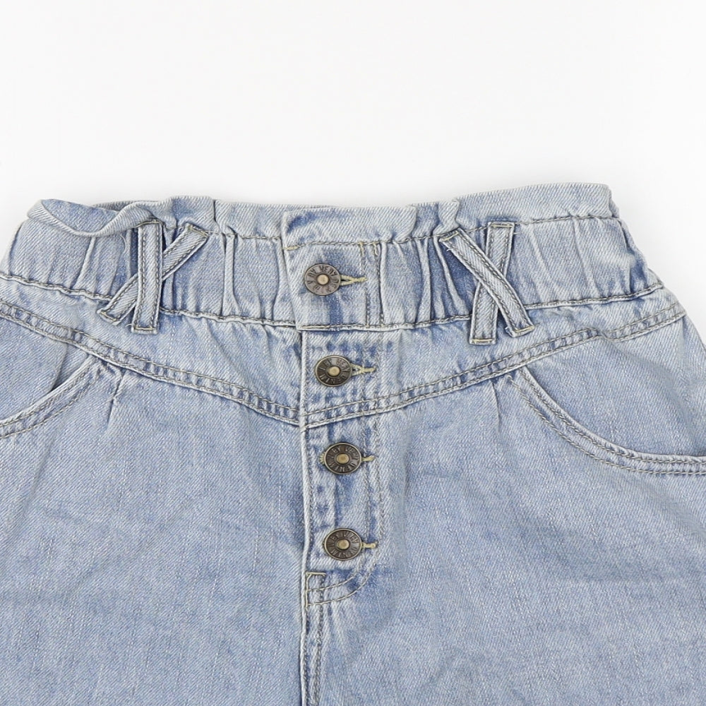 Very  Womens Blue  Denim Hot Pants Shorts Size 10