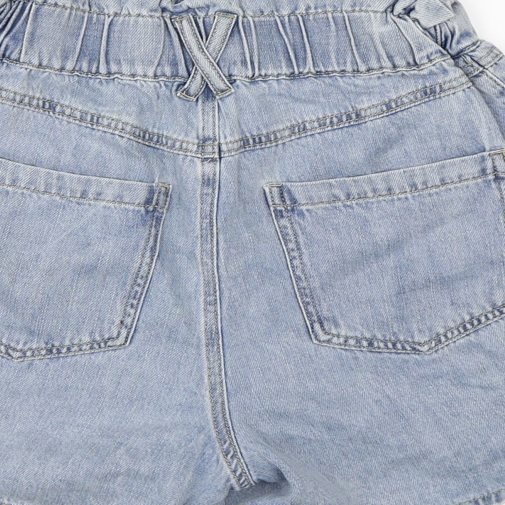 Very  Womens Blue  Denim Hot Pants Shorts Size 10