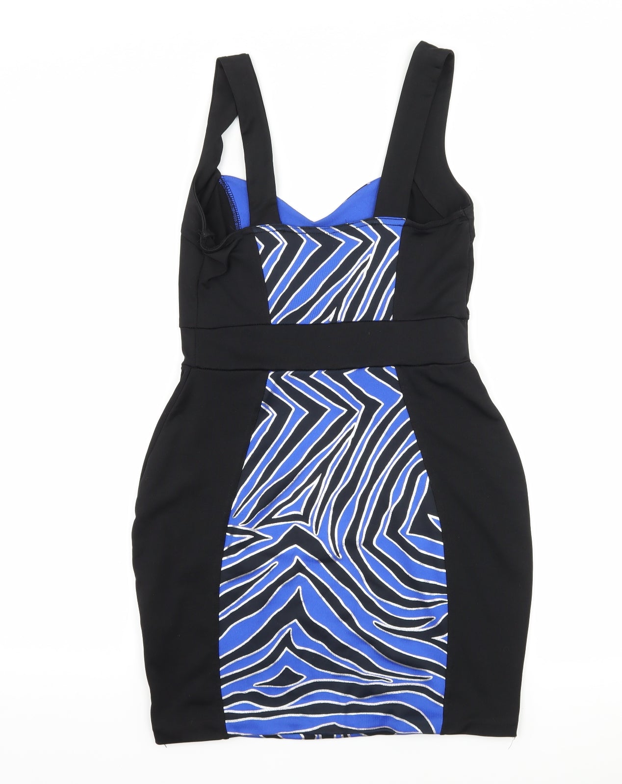Jane Norman Womens Black Animal Print  Bodycon  Size 12