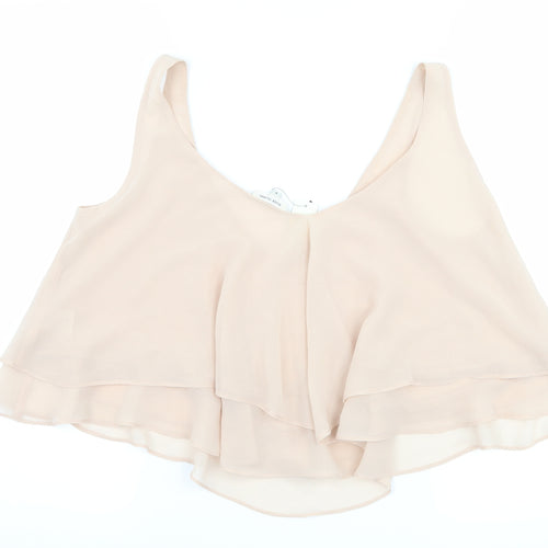 River Island Womens Pink   Cropped Tank Size 8