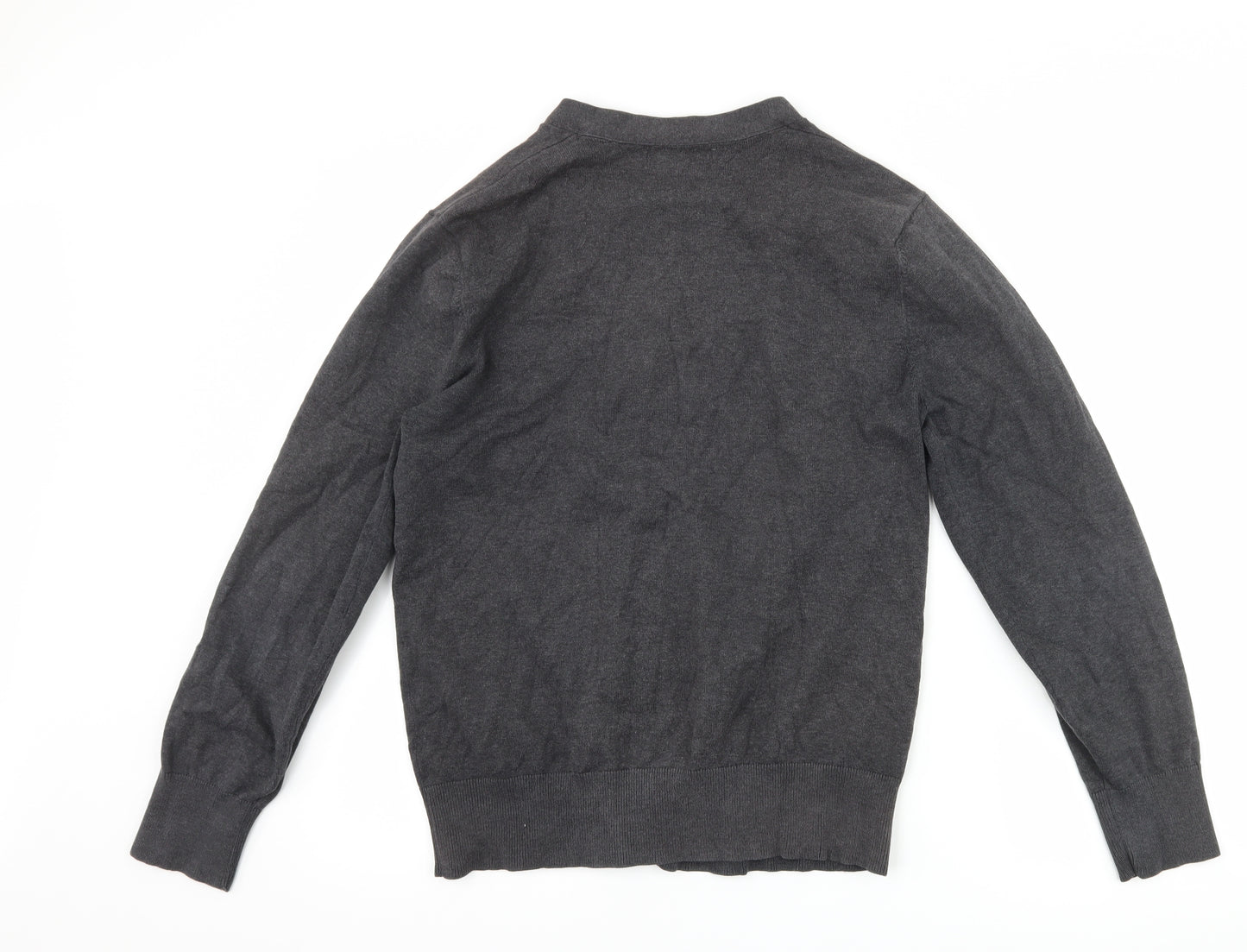 Burton Mens Grey   Cardigan Jumper Size M