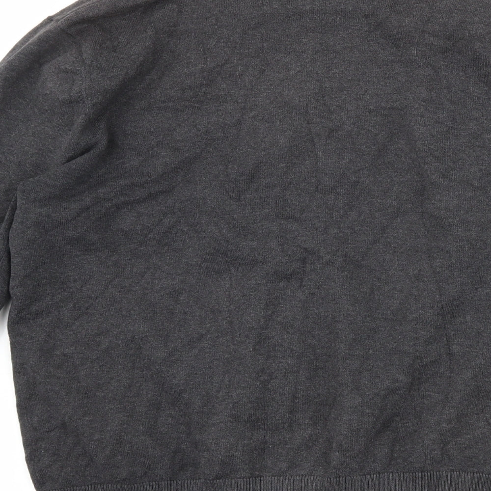 Burton Mens Grey   Cardigan Jumper Size M