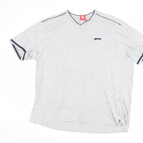 Slazenger Mens Grey    T-Shirt Size 4XL