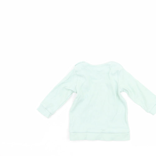 George Baby Green   Pullover Jumper Size 3-6 Months  - home grown with love