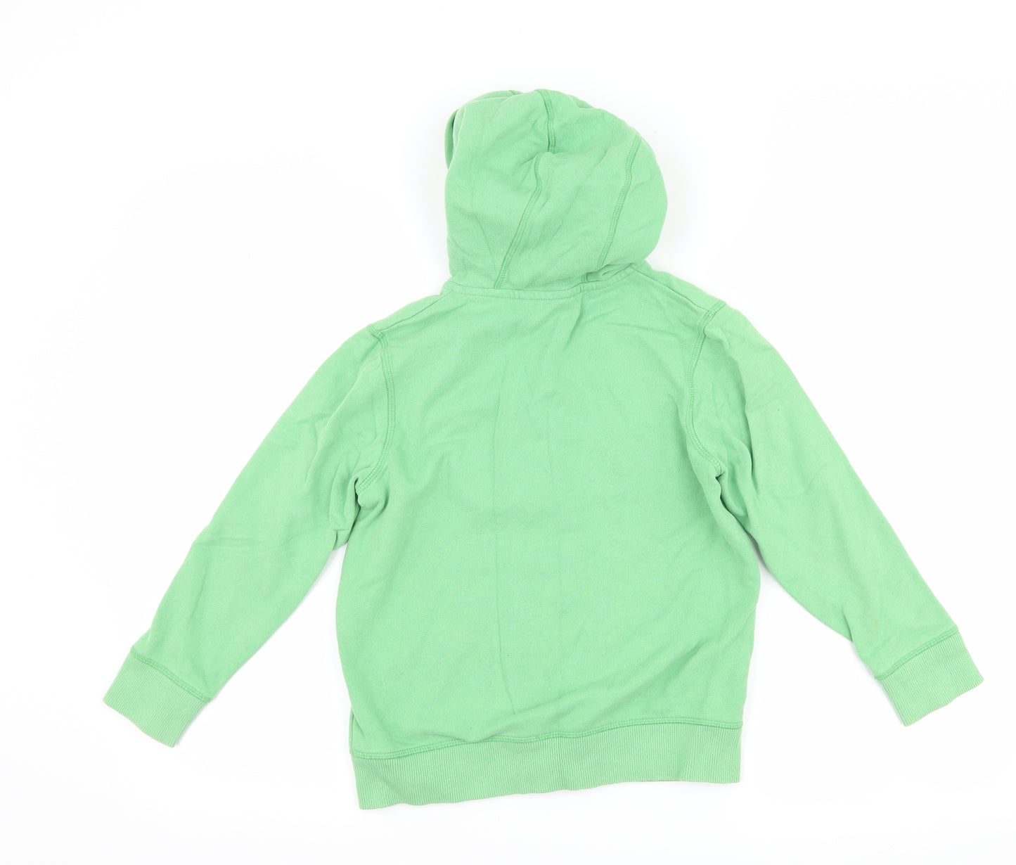 George Boys Green   Full Zip Hoodie Size 6-7 Years  - graphic