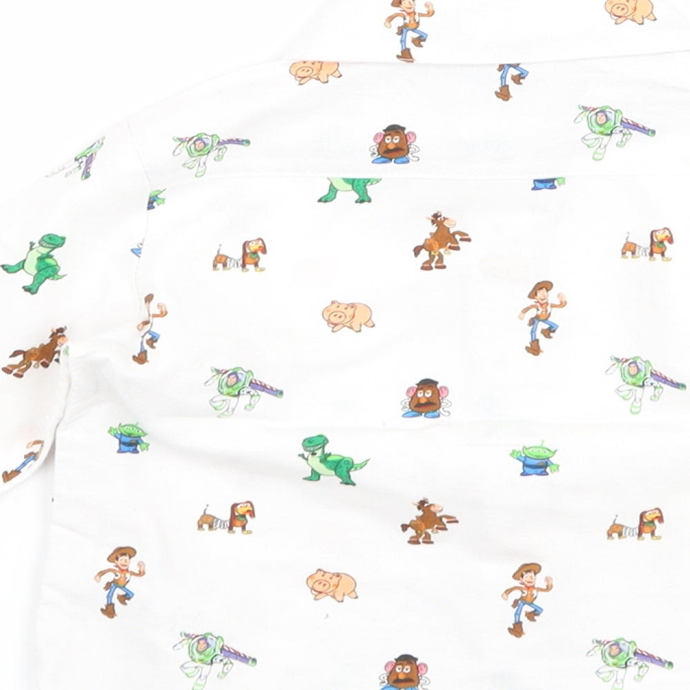 Primark Baby White   Basic Button-Up Size 9-12 Months  - disney toy story